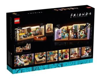 Back of LEGO The Friends Apartments set box