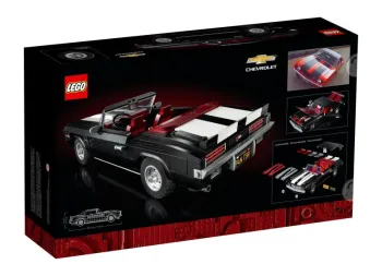 Back of LEGO Chevrolet Camaro Z/28 1969 set box