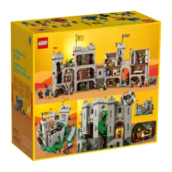 Back of LEGO Lion Knight's Castle set box