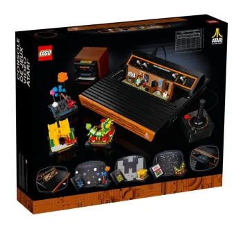 Back of LEGO Atari 2600 set box