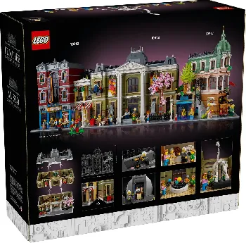 Back of LEGO Natural History Museum set box