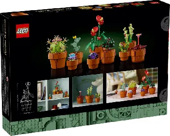 Back of LEGO Tiny Plants set box