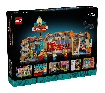Back of LEGO The Simpsons: Krusty Burger set box