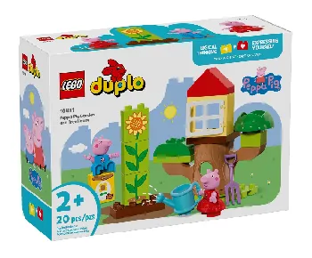 LEGO Peppa Pig Garden and Tree House set box