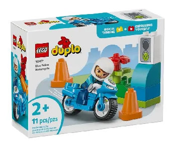 LEGO Blue Police Motorcycle set
