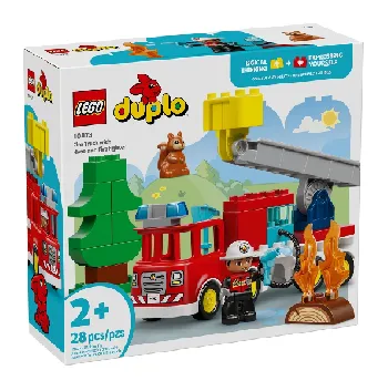 LEGO Fire Truck with Hose and Firefighter set