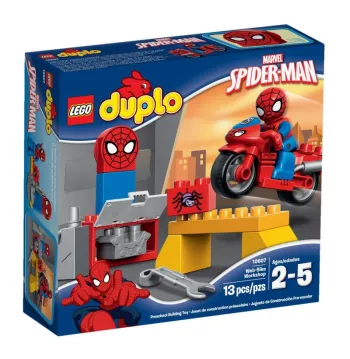 LEGO Spider-Man Web-Bike Workshop set