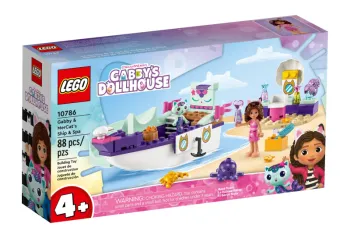 LEGO Gabby & MerCat's Ship & Spa set
