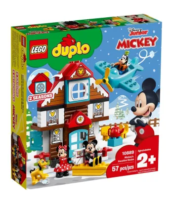 LEGO Mickey's Vacation House set