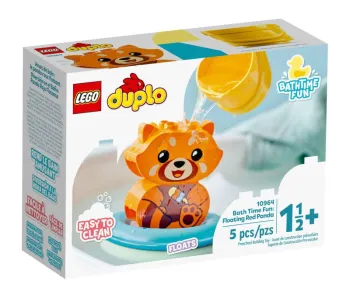 LEGO Bath Time Fun: Floating Red Panda set box