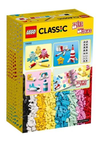 Back of LEGO Creative Colour Fun set box