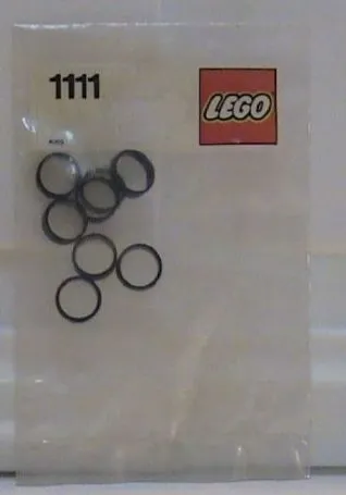 LEGO Rubber Rims for Locomotive Wheels set