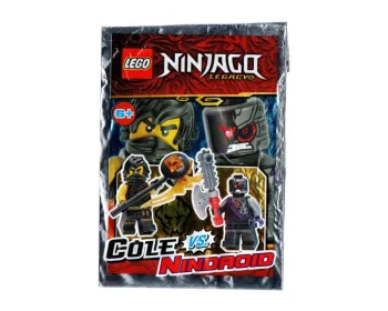 LEGO Cole vs. Nindroid set