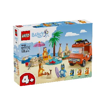 LEGO Bluey's Beach & Family Car Trip set