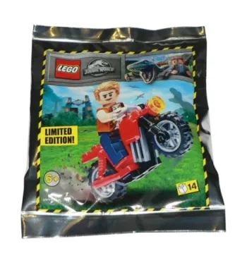 LEGO Owen Grady and Red Motorbike set