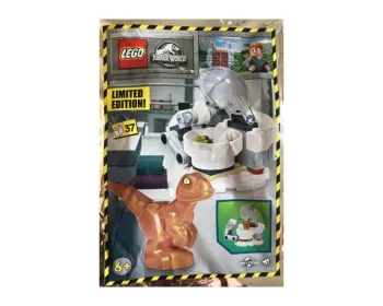 LEGO Raptor with Breeding Station set