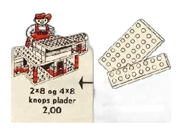 LEGO 4 x 8 & 2 x 8 Plates set