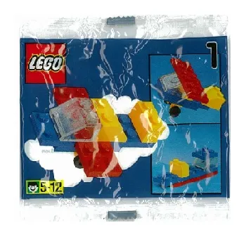 LEGO Advent Calendar 1998, Classic Basic (Day  1) - Airplane set box