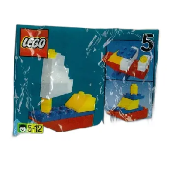 LEGO Advent Calendar 1998, Classic Basic (Day  5) - Sailboat set box
