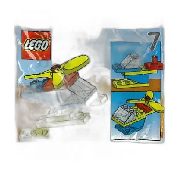 LEGO Advent Calendar 1998, Classic Basic (Day  7) - Helicopter set box