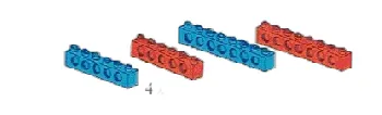 LEGO Red/Blue Beams set