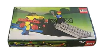 LEGO Loading Ramp and Car Transport Wagon set