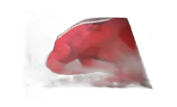 LEGO Plush Red Bunny / Rabbit Storage Bag set