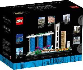 Back of LEGO Singapore set box