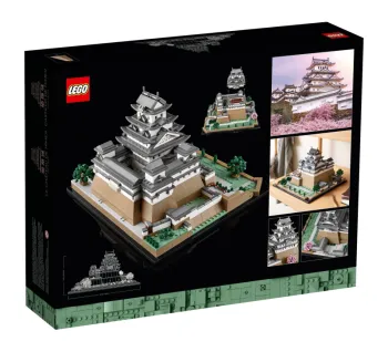 Back of LEGO Himeji Castle set box