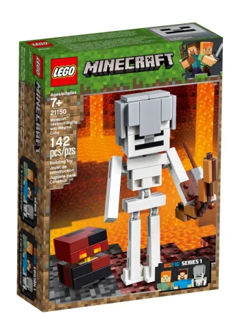 LEGO Minecraft Skeleton BigFig with Magma Cube set