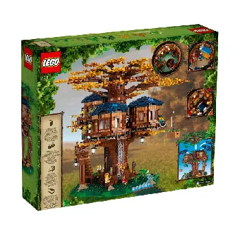 Back of LEGO Tree House set box