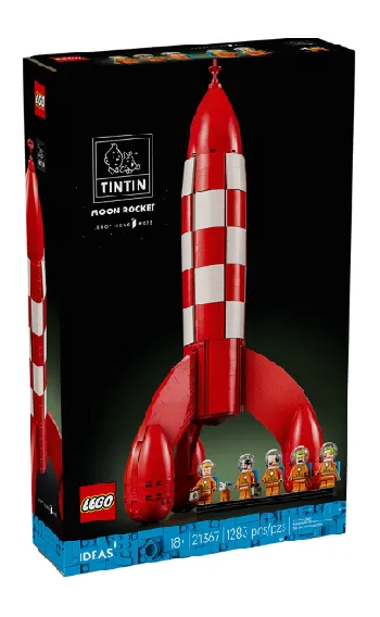 LEGO Tintin Moon Rocket set 21367-1 box