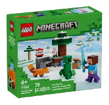 LEGO Steve's Taiga Adventure set