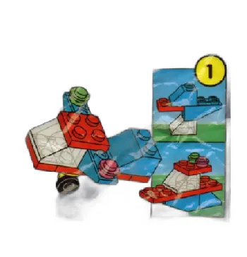 LEGO Advent Calendar 2000 (Day  1) - Plane set box