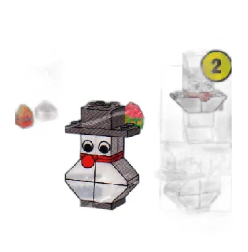 LEGO Advent Calendar 2000 (Day  2) - Snowman set box