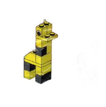 LEGO Advent Calendar 2000 (Day  7) - Giraffe set box