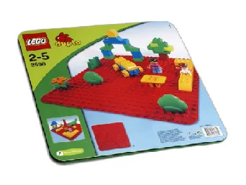 LEGO Large Red Building Plate set box