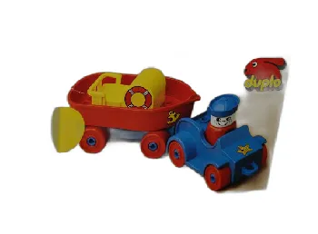 LEGO Car with Boat and Trailer set
