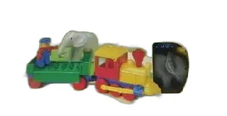 LEGO Push-Along Play Train (with Elephant) set