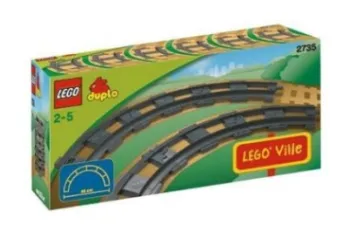 LEGO Curved Track (Curved Rails) set