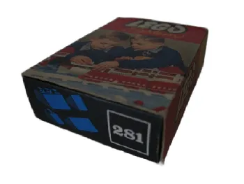 LEGO 1 x 2 and 3 x 2 Sloping Bricks, Blue set