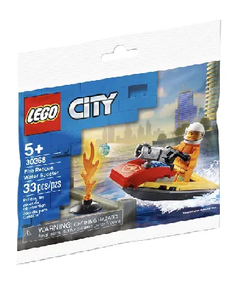 LEGO Fire Rescue Water Scooter set box