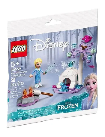 LEGO Elsa and Bruni's Forest Camp set