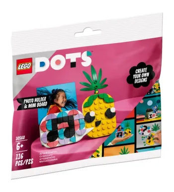 LEGO Pineapple Photo Holder and Mini Board set