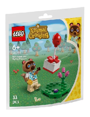 LEGO Tom Nook and Flying Present set