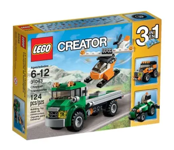 LEGO Chopper Transporter set
