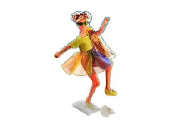 LEGO Marie in Rainbow Skirt set