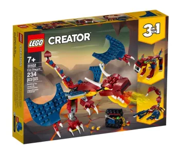 LEGO Fire Dragon set
