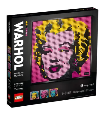 LEGO Andy Warhol's Marilyn Monroe set