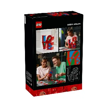 Back of LEGO LOVE set box